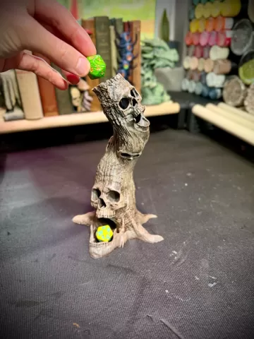 Tormented tree dice tower