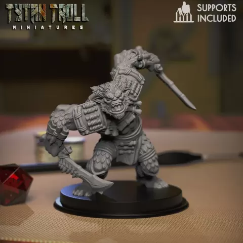 Bug Bear 05 [Pre-Supported] by TytanTroll Miniatures
