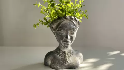 ELF QUEEN FLOWER POT / VASE - Oasis3dlab