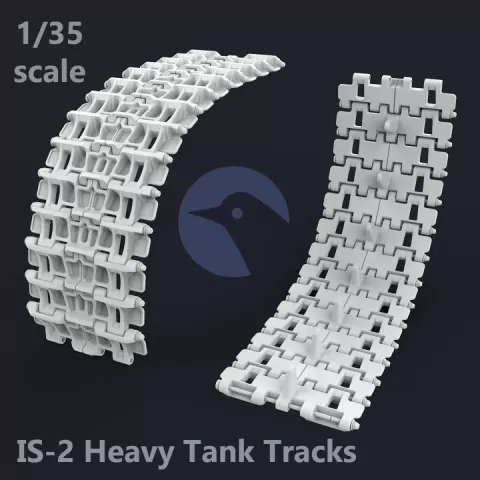 High-Detail IS-2 Heavy Tank Tracks (1/35 Scale) by Nikita Sheshin