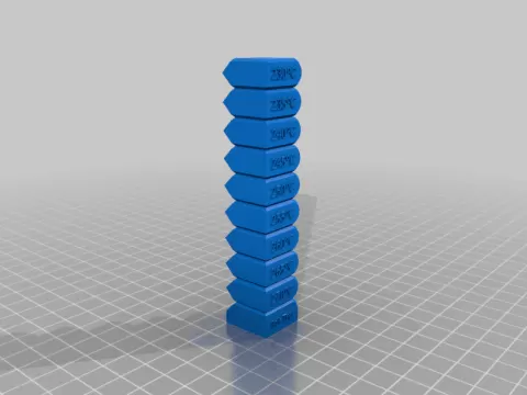 Temp Tower PLA ABS PETG and more