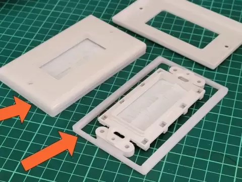 Cable passthrough wall plate raiser