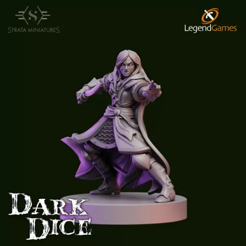 Dark Dice Miniatures - Gaelle of House Vogelberg - Strata Miniatures by Legend Games