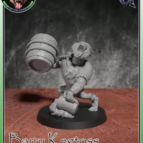 BARRY KEGTOSS - FANTASY FOOTBALL SAVANNAH-2 TEAM by Galladur's 3D printed models