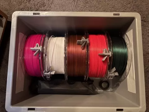 Spool Holder Drybox - Eurobox 30x40x23.5