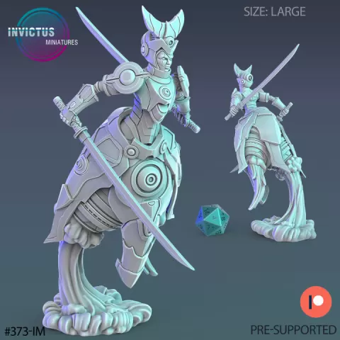 Matrix Queen Blades / War Device Hacker / City Lord / Cyberpunk Warrior / Alien Soldier / Mysterious Colonist / Space Assasin / Cosmic Invasion / Trooper Attack / Human Settler / Sci-Fi Encounter by Epic-Miniatures