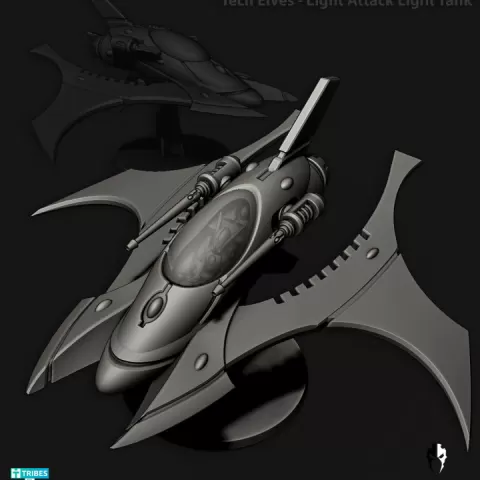 Tech Elves - Fast Attack Light Tank by Edge Miniatures