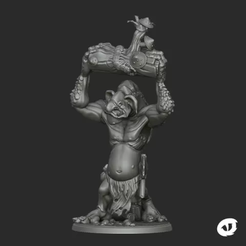 Throwing Troll by Insight Miniatures