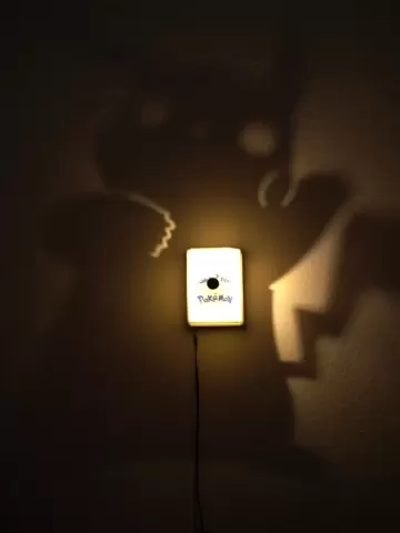 Pikachu Shadow Box Lamp