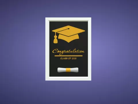 Congratulation Graduation Frame class 2026