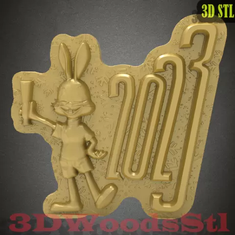 Cheers to the New Year 2023 3d,3D stl model relief wall decor, CNC Router Engraver, Artcam, Aspire, CNC files