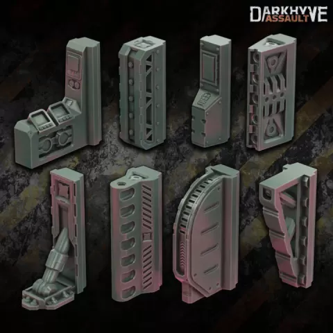 DarkHyve Assault – Junction Inserts: Pack One by Saucermen Studios