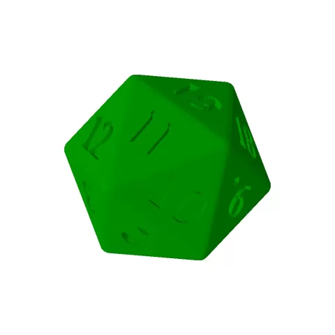 Spindown D20 White - LostCursor