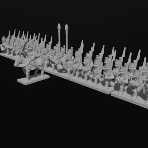 6-15mm British Napoleonic Line & Light Infantry (1804-15) NAP-GB-9 by Turner Miniatures