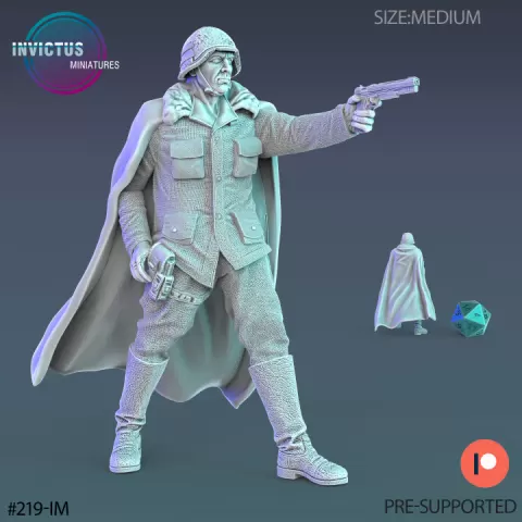 Plagued Officer Healthy / Space Soldier / Cyberpunk Warrior / Cosmic Invasion Army / Trooper Attack / Sci-Fi Encounter by Epic-Miniatures