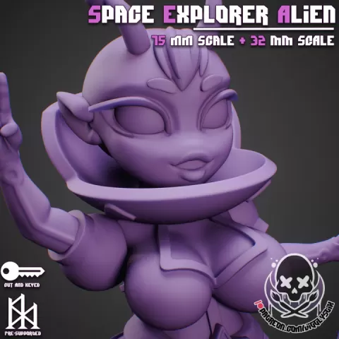 Space Exploration Alien Gobbo by Jigglystix