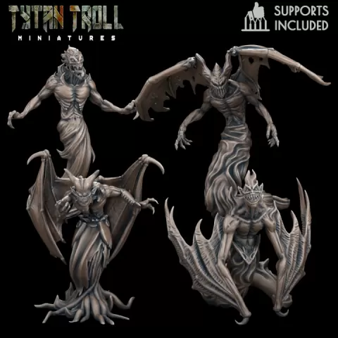 Shadow Demon Pack [Pre-Supported] by TytanTroll Miniatures