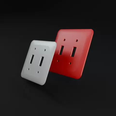 Standard light switch plate