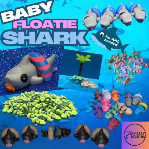 Baby Floatie Shark Flexi *NO AMS NEEDED*