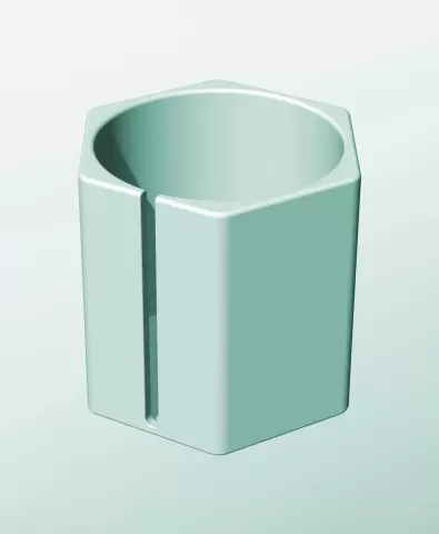 CH162-180-S Modular slotted component container modern decor