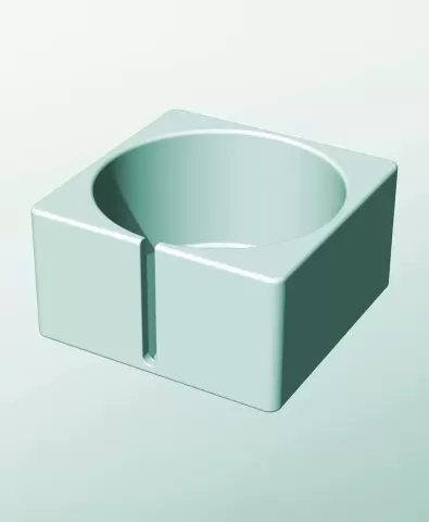 CS162-95-S Modular Stacking slotted container for home decor