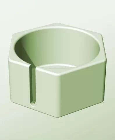 CH128-75-S Stackable slotted component box for creative makers