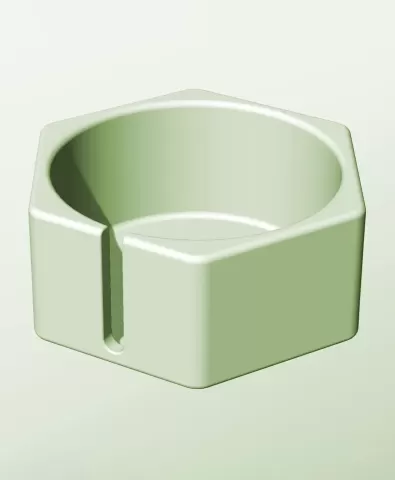 CH128-65-S Stackable slotted bin box module for creative decor