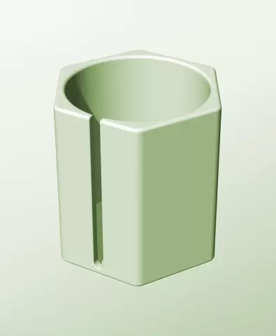 CH128-160-S Stackable slotted component box for creative makers