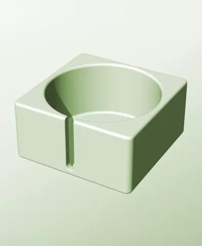 CS128-70-S Slotted container modular stackable module bin box