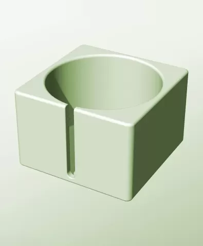 CS128-95-S Modular Stacking slotted container for home decor