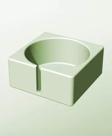CS128-65-S Stackable slotted bin box module for creative decor