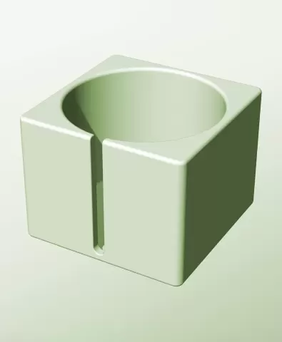 CS128-110-S Stackable slotted component box for creative makers
