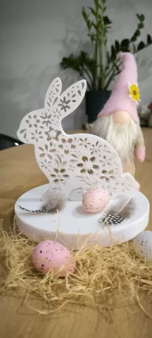 Flower Lace Easter Bunny