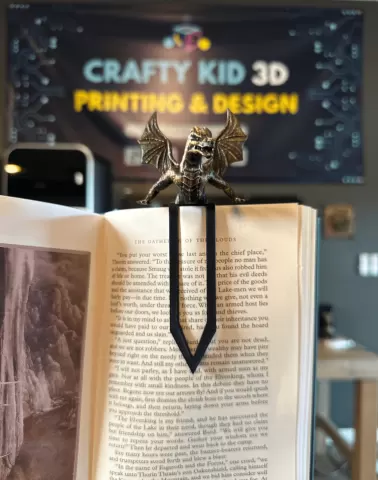 Dragon Emerging Bookmark
