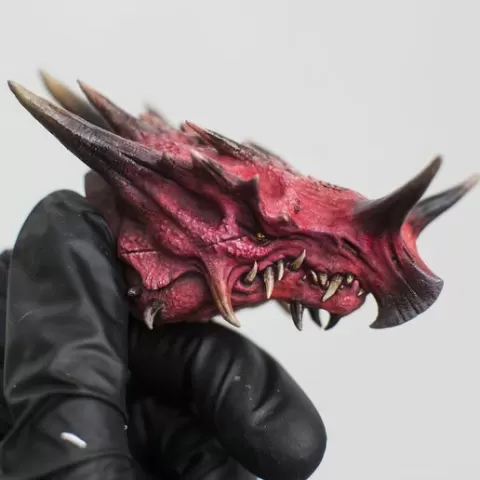 WH Skalok dragon head