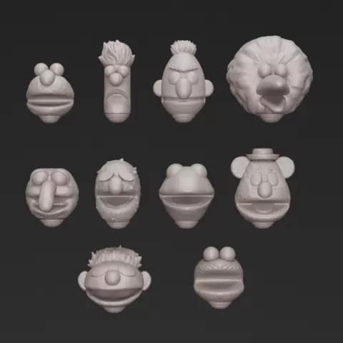 Muppets Head Bits
