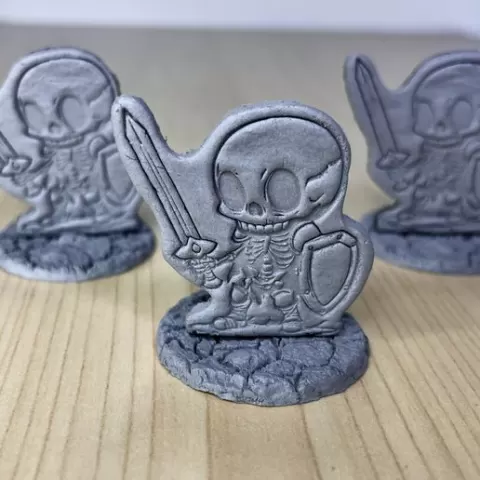 Skeleton Miniature Stamp and Cutter
