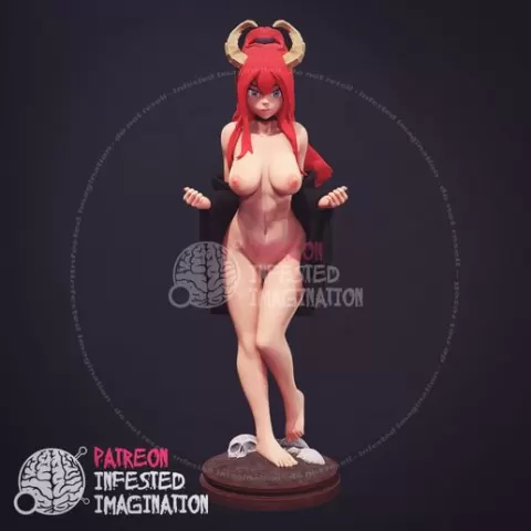 Stylized demon