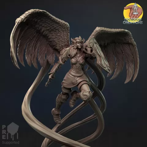 Valkyrie 01 | Pre-Supported by SolGood Creations