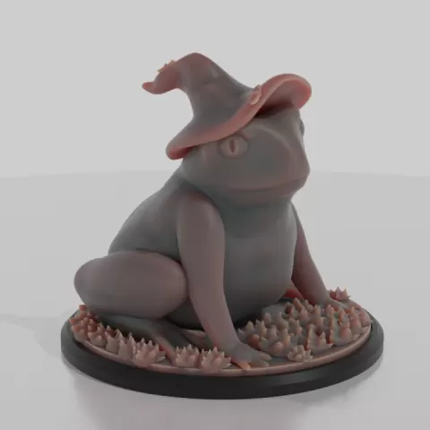 Witch Frog by MiseryBiscuits