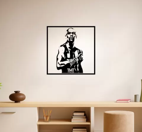 Floyd Mayweather Jr Floyd Mayweather Jr Floyd Mayweather Jr Boxing Glo Wall Art Framed