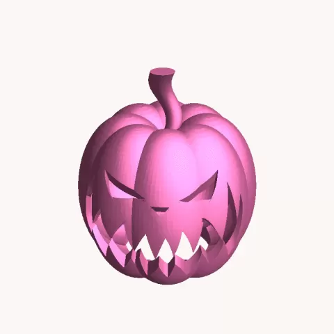 Pumpkin lantern - iLove3D
