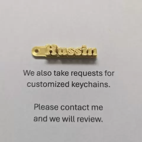 Hussin Keychain