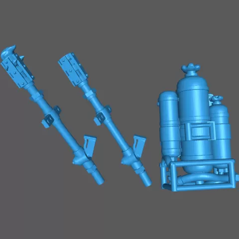 Kitbash Flamer Bits by Studio Sol Union