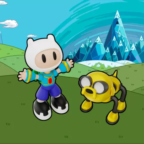 Finn & Jake (chibi robot)