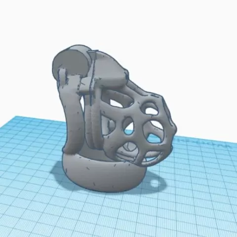 chastity cage with ball stretcher