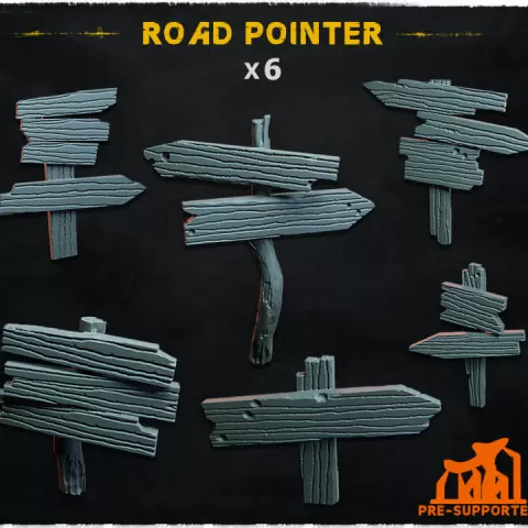 Road Pointer -Basing Bits 1.0 by Zabavka Workshop