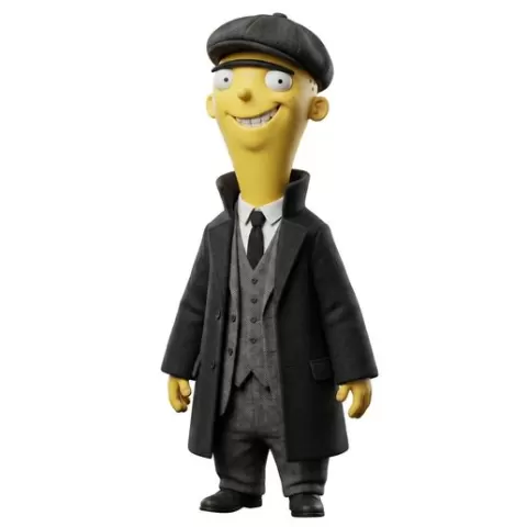 Ed Ed Edd n Eddy STL - Vintage Gentleman Cartoon Character - Stylized 3D Print Model - Retro Collectible Figüre