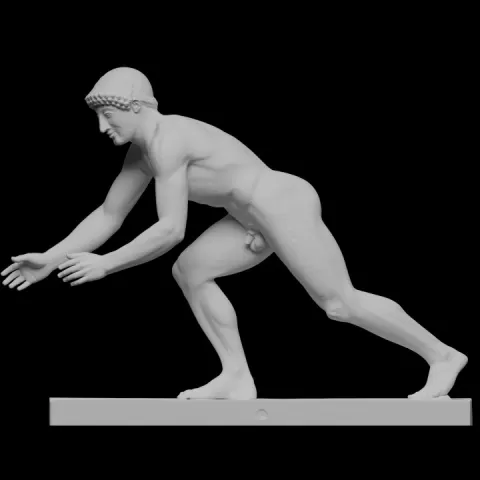 Running Warrior - Temple of Aphaia (East Pediment) by SMK - Statens Museum for Kunst