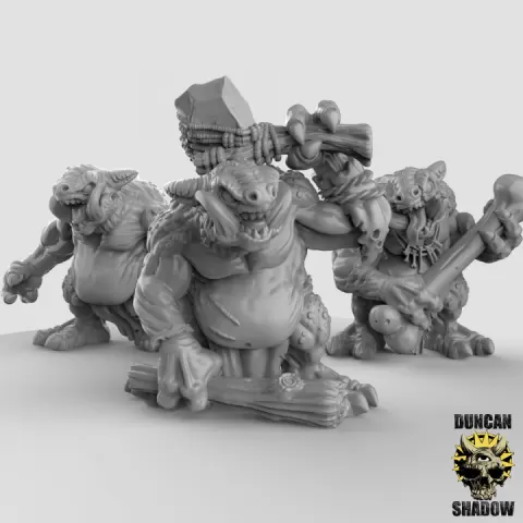 Kobold Trolls (Pre Supported by Duncan Shadow